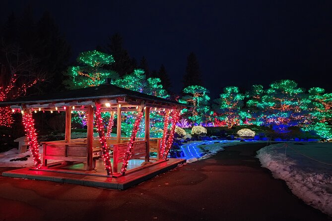 Nikka Yuko Japanese Garden Winter Light Festival - Following the lights, tunnels, and quiet paths