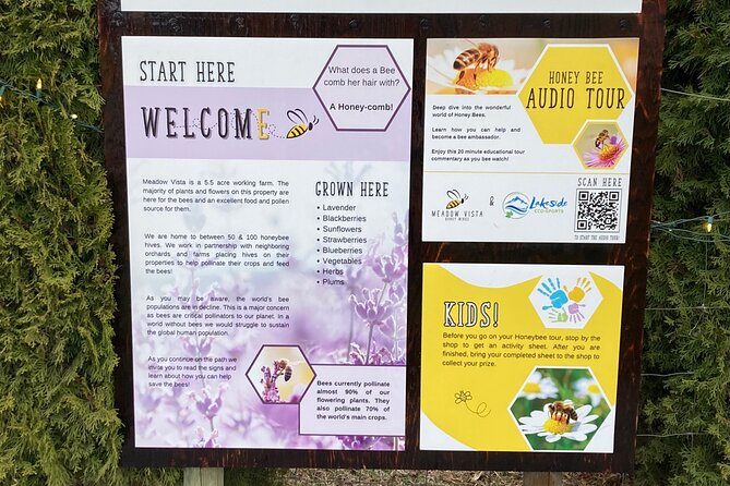 Okanagan Bee Tour and Lunch at Winery in Kelowna - Raw honey and infused varieties