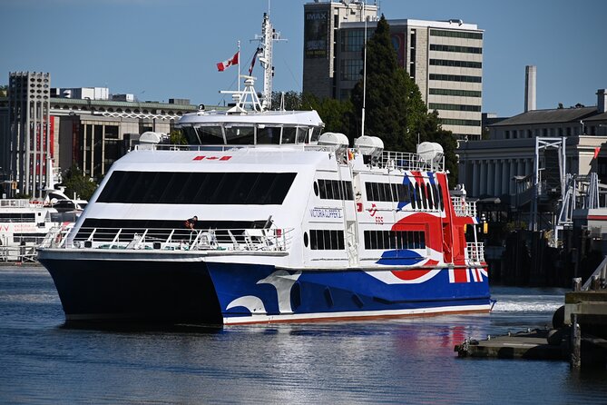 One-Way High-Speed Passenger Ferry: Victoria, BC to Seattle, WA - Arriving at Seattle’s Pier 69