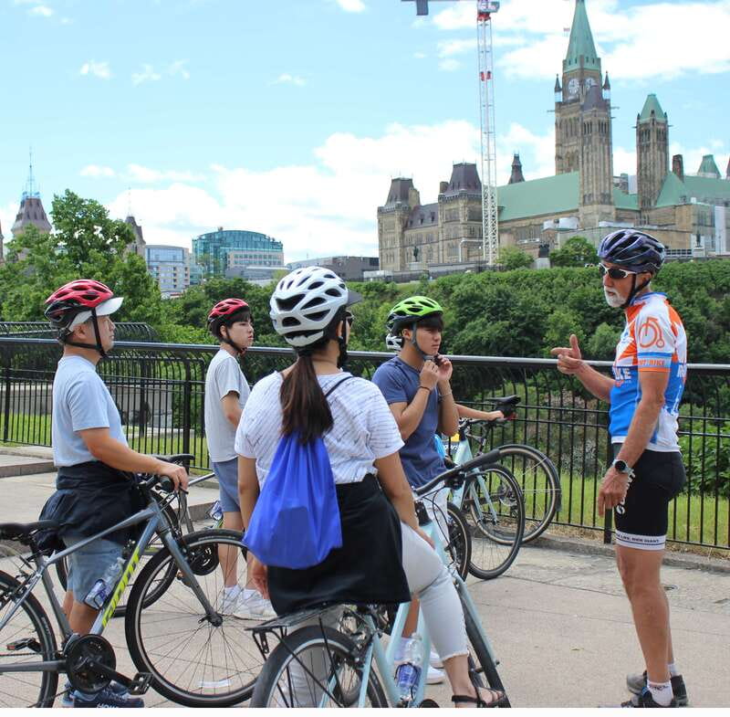 Ottawa 200th Anniversary Guided Bike Tour - Chaudière Falls adds sound and motion