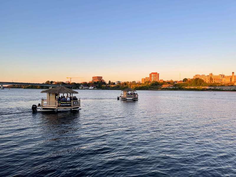 Ottawa: Floating Tiki Bar Cruise on the Ottawa River - Starting beside the Ottawa Locks