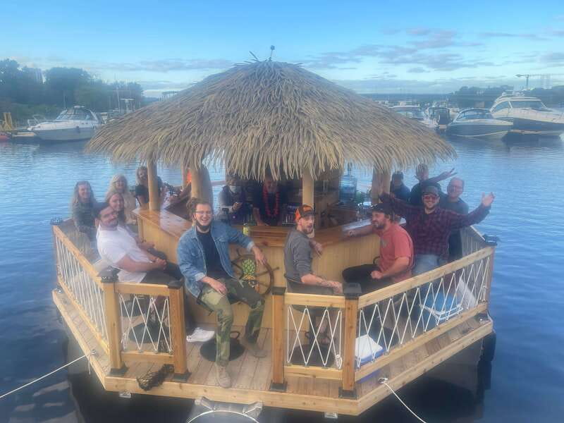Ottawa: Floating Tiki Bar Cruise on the Ottawa River - Drinks, snacks, music, and karaoke