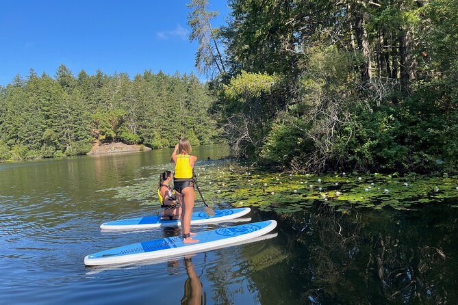 Paddling Thetis Lake - The guide’s role goes beyond basic safety