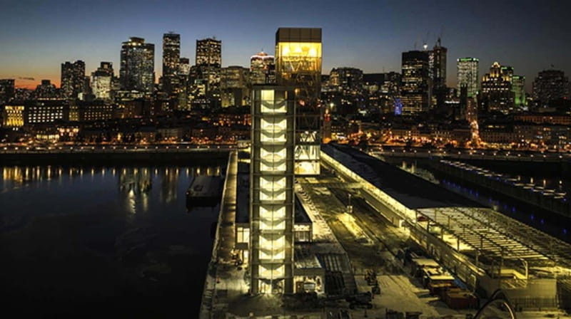 Port of Montreal Glass Tower Entry - The 65-Metre Glass Tower