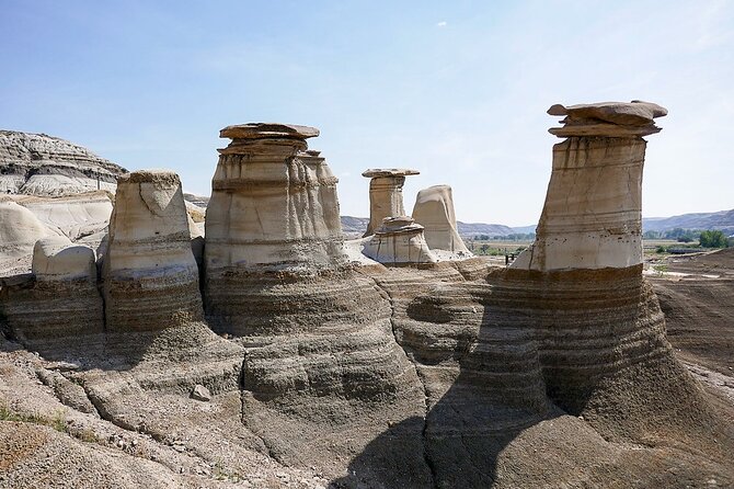 Private Badland Tour - The hoodoos are small, strange, and delicate