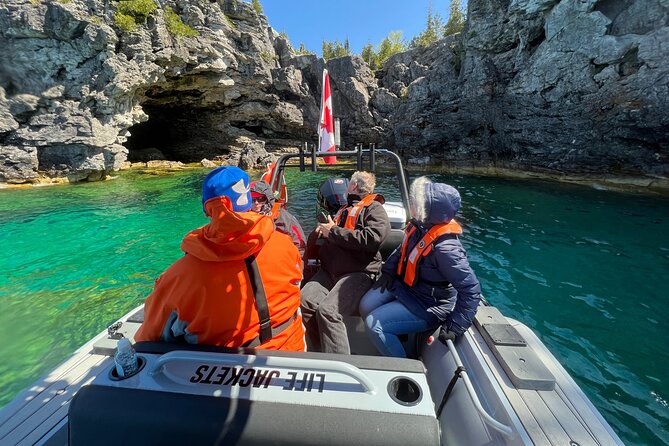 Private Boat Tour at Fathom Five National Marine Park - Leaving Little Tub Harbour in Tobermory