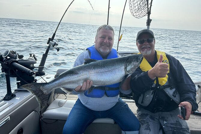 Private Fishing Adventure on the St. Lawrence River - Working With Michel on the Water