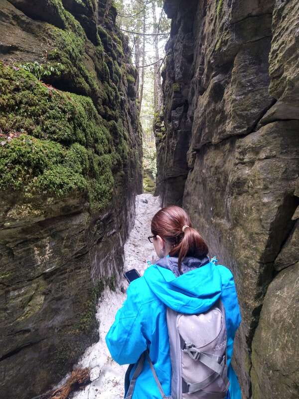 Private Nottawasaga Bluffs Caves Hike - Creemore/Collingwood - Freedom Rock and the Tomb