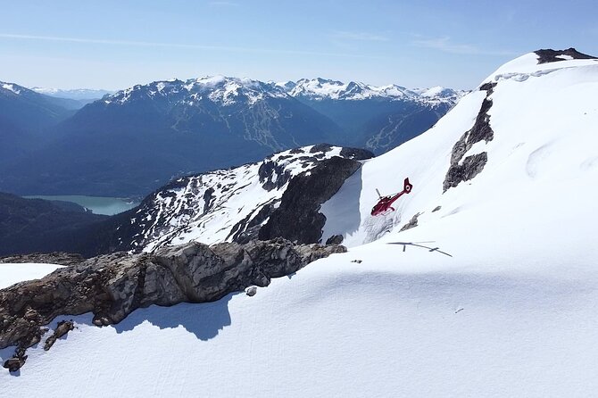 Private Whistler Helicopter Tour + Mountain Landing - Leaving the heliport on Whistler’s edge