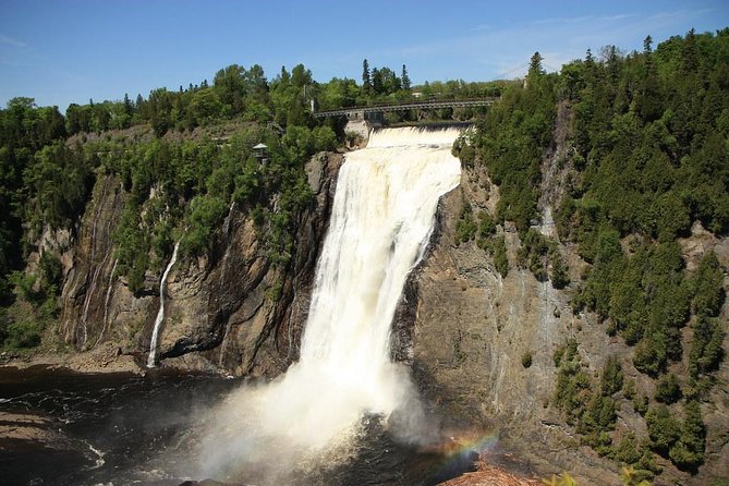 Quebec City and Montmorency Falls Day Trip from Montreal - Montmorency Falls: a powerful sight in a short stop