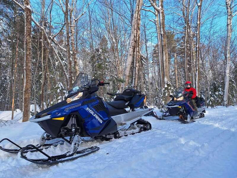Quebec City: Guided Snowmobile Tour - The 1.5-hour route through Saint-Jean-de-l’Île-d’Orléans