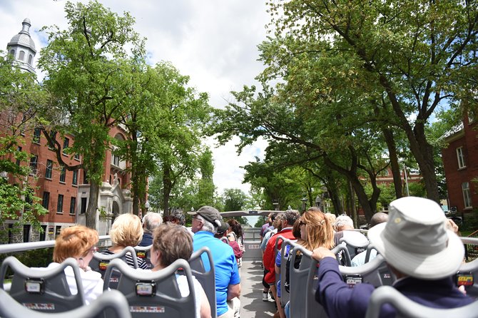 Quebec City Hop-On Hop-Off - Riding the upper deck in changing weather