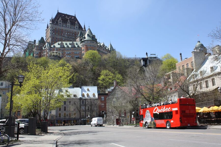 Quebec City: Hop-on Hop-off Open-Top Double Decker Bus Tour - Place Royale and the old port area