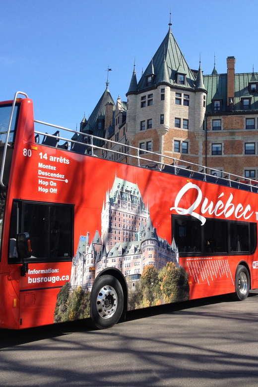 Quebec City: Hop-on Hop-off Open-Top Double Decker Bus Tour - The Plains of Abraham and the National Museum of Fine Arts
