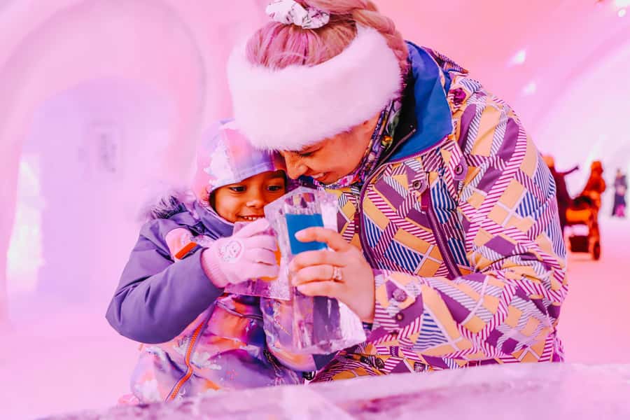 Quebec City: Hotel de Glace Ice Hotel Visit - Drinks at the ice bar