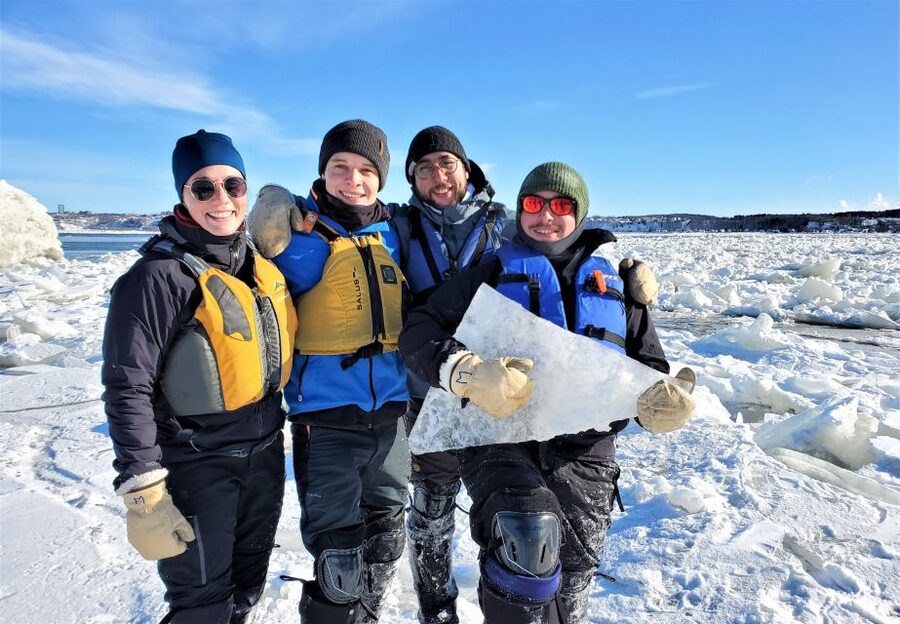 Quebec City: Ice Canoeing with Hot Chocolate & Sauna - Scootering Over Broken Ice