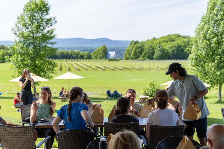 Quebec City: Ile d'Orléans Guided E-Bike Tour with Tastings - The Porteous manor adds a quiet historical pause