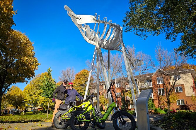 Quebec City: Montmorency Falls and Microbrewery eBike Tour - Green time at Domaine de Maizerets