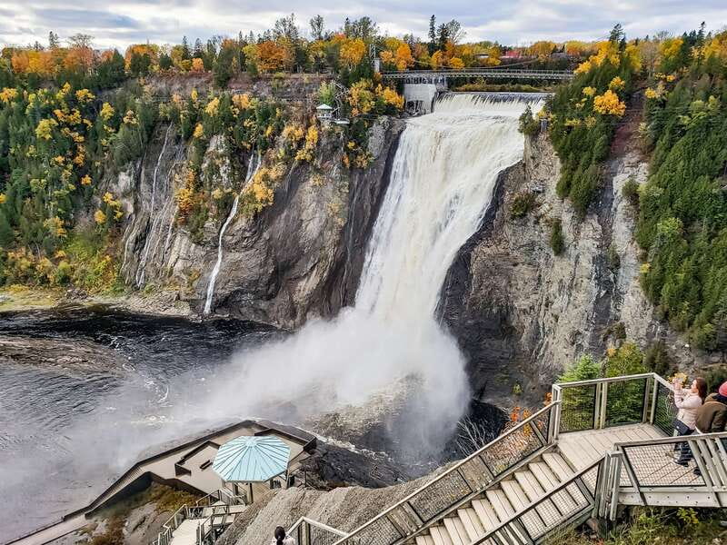 Quebec City: Montmorency Falls with Cable Car Ride - The 487-step panoramic staircase