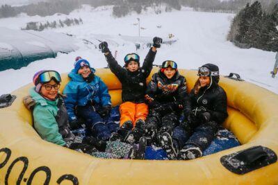 Snow Tubing at Village Vacances Valcartier