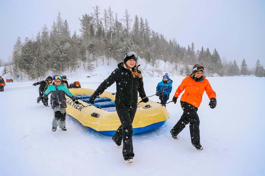 Quebec City: Snow Tubing at Village Vacances Valcartier - Everest and the North American speed claim