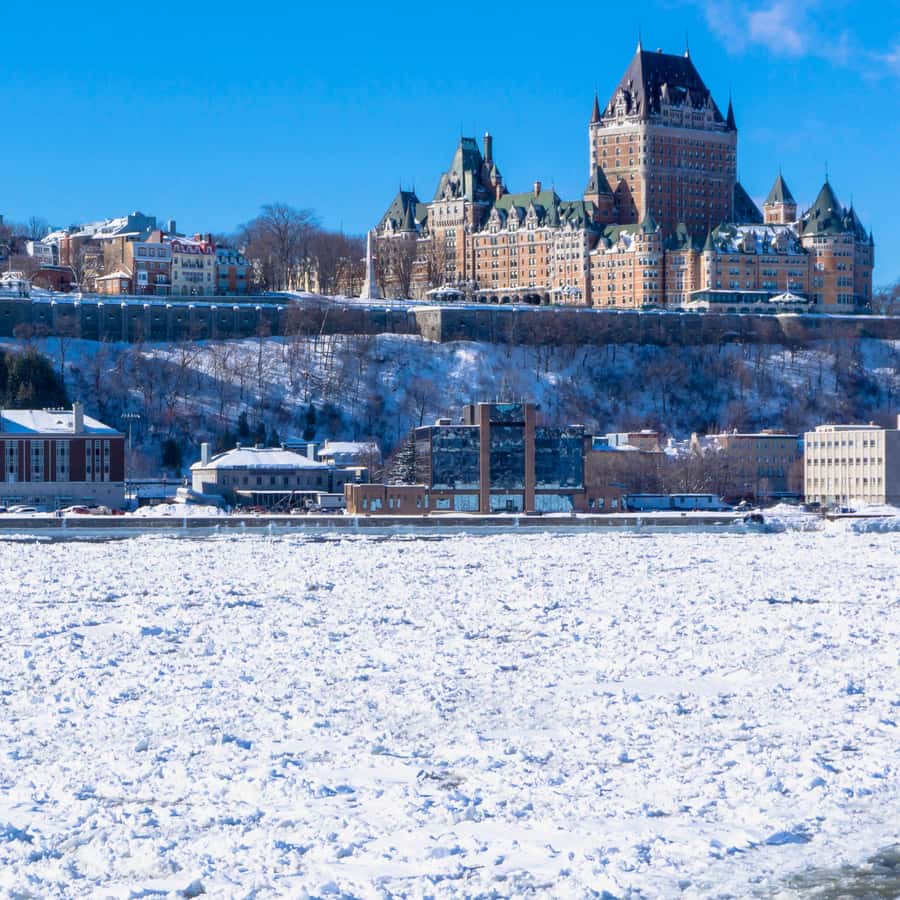 Quebec City: Winter Magic Tour - Crossing the St. Lawrence River by ferry