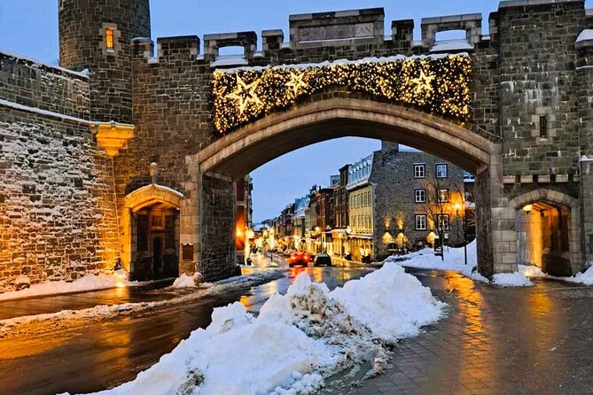 Quebec City : Winter Magic Walking Tour - Place des Canotiers and the river crossing