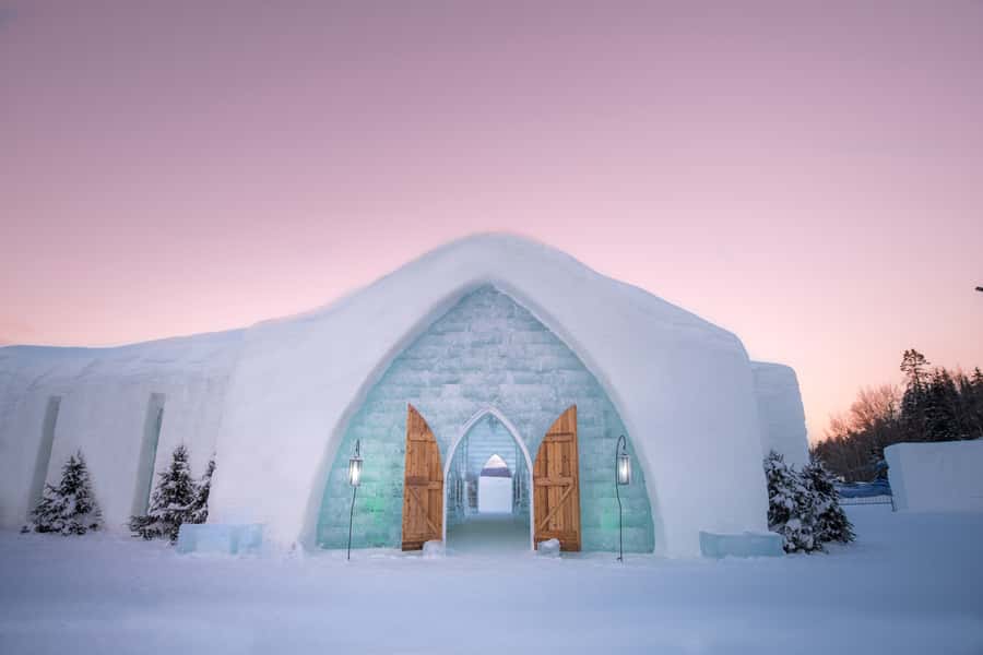 Quebec Ice Hotel Entrance Ticket with Transportation - Meeting the red or white bus in Quebec City