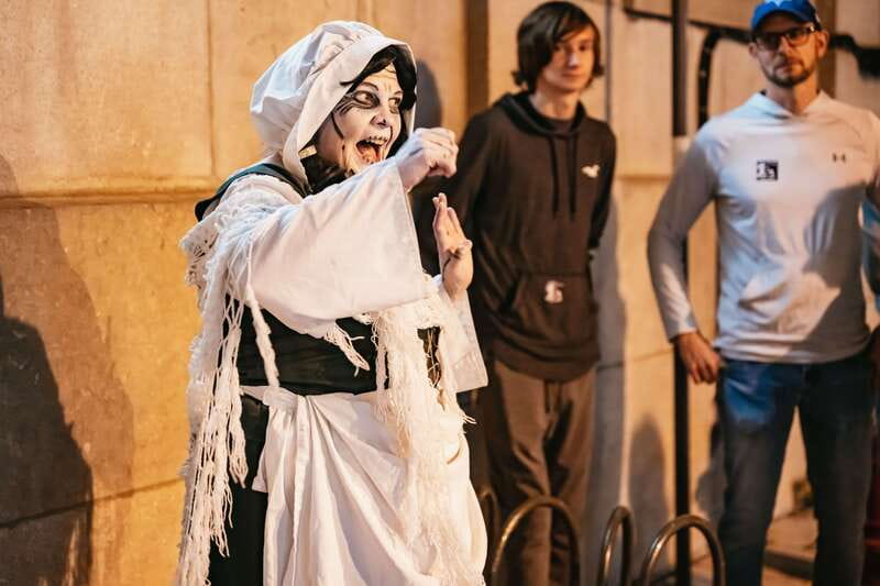 Quebec Interactive Street Theatre: "Crimes in New France" - Walking through Old Quebec after dark