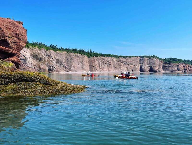 Saint John: Guided Kayaking Tour of St. Martins Sea Caves - Reading the Fundy coast with a local guide