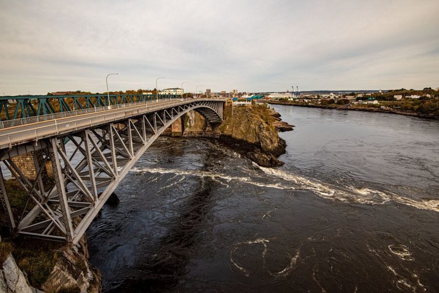 Saint John Night Driving Tour With Skywalk & Martello Tower - The City Market, Fort Howe, and the port