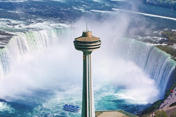 Skylon Tower, Niagara Falls Ontario Observation Deck Admission - What you see from 775 feet above the water