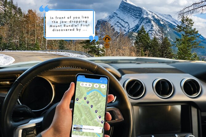 Smartphone Audio Driving Tour between Lake Louise and Calgary - From Calgary to the foothills and Kananaskis Country