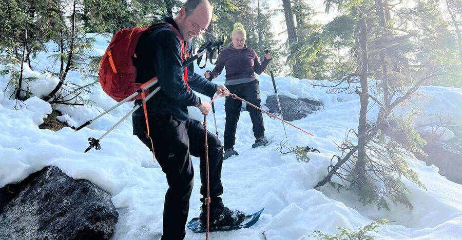 Snowshoeing At The Top Of The Sea To Sky Gondola - From Vancouver To Squamish Along Howe Sound