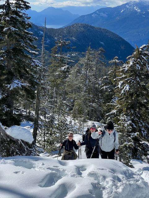 Snowshoeing At The Top Of The Sea To Sky Gondola - What The Small Group Adds