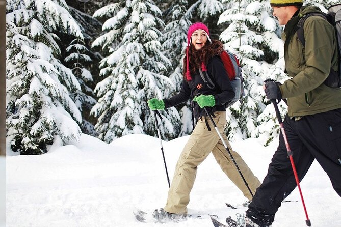 Snowshoeing in Kananaskis - Learning to walk above the snow