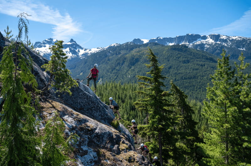 Squamish: Via Ferrata Climbing Adventure - Steel rungs, bridges, and glacier-worn granite