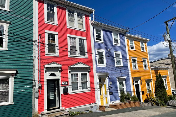 St. John's Downtown Walking Tour - Jellybean houses and the visual side of the walk