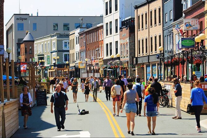 St. John's Downtown Walking Tour - George Street: an opening with personality