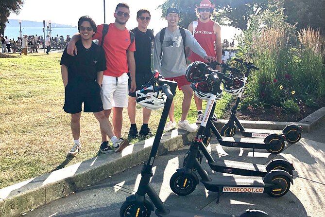 Stanley Park Seawall E-scooter Rental with Self Guided map - Starting near English Bay and the Sylvia Hotel