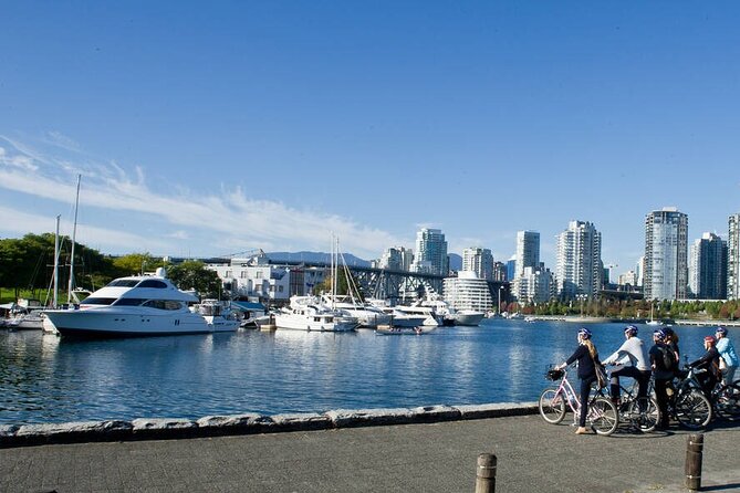 Stanley Park & Vancouver City Highlights 4 Hour Bike Tour 2 in 1 - Olympic Village shows a newer side of False Creek