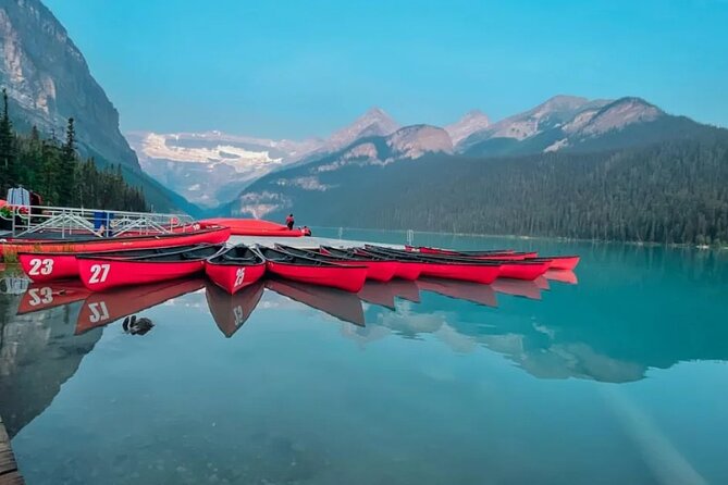 Sunrise Moraine Lake and Lake Louise - The real value of $89.37