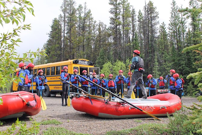 Sunwapta Challenge Whitewater Rafting: Class III Rapids - A safety briefing that helps first-timers