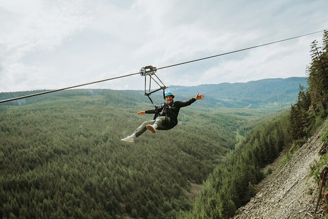Superfly Ziplines on Cougar Mountain - includes 4 ziplines! - Flying beside your partner