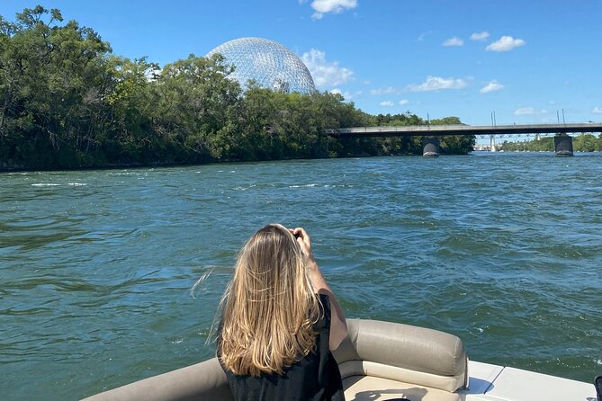 The Ultimate Montreal Boat Tour – Fall Colors Apéro Edition - The Old Port and the downtown skyline