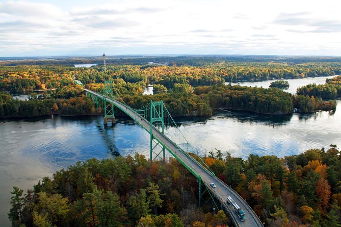 Thousand Islands Two Castle Helicopter Tour - Crossing the Thousand Islands Bridge