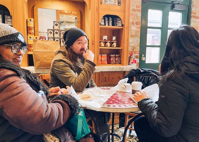 Toronto: Distillery District Breakfast Walking Tour - First stop: coffee or tea for the morning