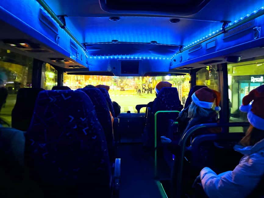 Toronto: Festive Lights Bus Tour - Upper deck, winter comfort, and weather plans