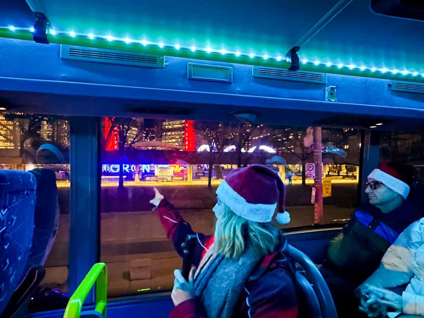 Toronto: Festive Lights Bus Tour - Checking in at Sankofa Square