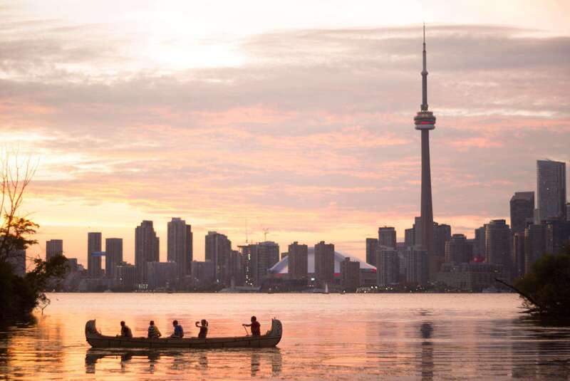 Toronto Islands: Sunset Canoe Tour - The Bird Sanctuary and Donut Island
